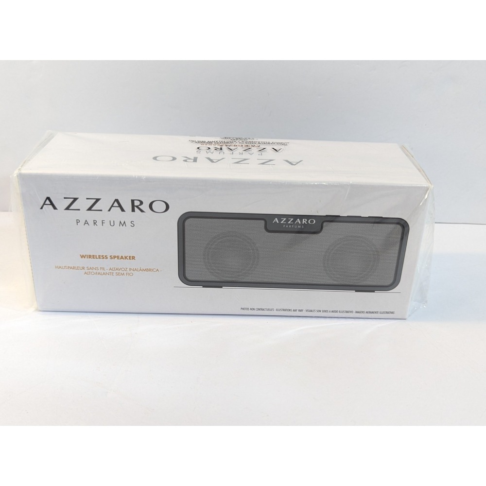 Azzaro Parfums Waterproof Portable Wireless Speaker Sealed